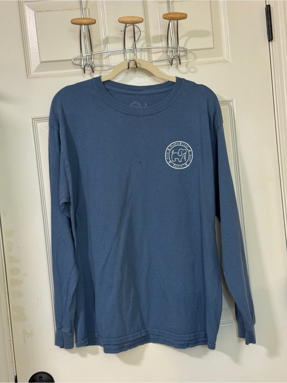 Puppie Love Blue Long-sleeve “Take Me to the Mountains” Jeep Crewneck